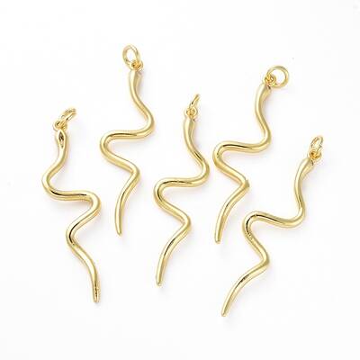 Brass Micro Pave Cubic Zirconia Pendants