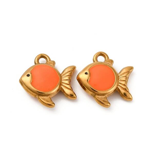 304 Stainless Steel Enamel Pendants