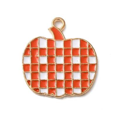 Thanksgiving Day Golden Tone Alloy Enamel Pendants