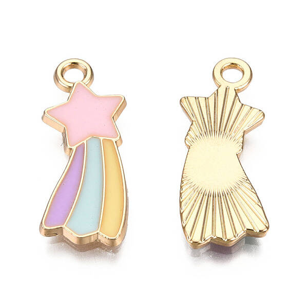Alloy Enamel Pendants