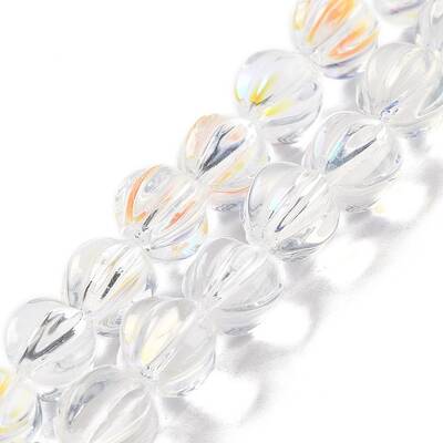 Transparent Glass Beads Strands