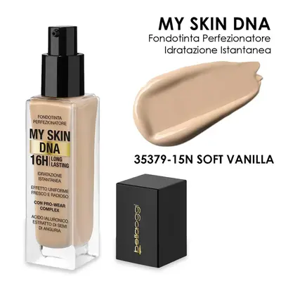 Bella Oggi My Skin Dna Long Lasting Foundation 16H Soft Vanilla