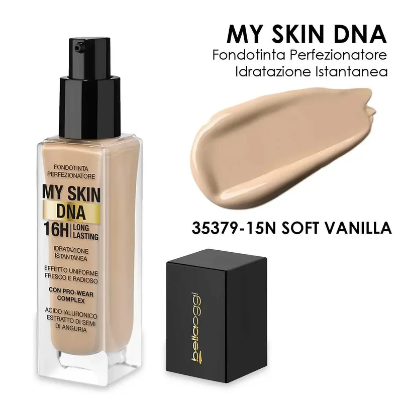 Bella Oggi My Skin Dna Long Lasting Foundation 16H Soft Vanilla