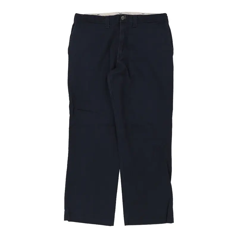 Dickies Trousers - 37W 29L Blue Cotton