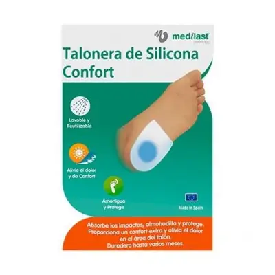 Gel heel cushion Medilast, medium size, 2 units