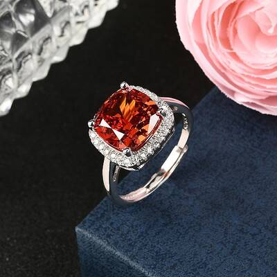 925 Sterling Silver Pave Cubic Zirconia Finger Rings