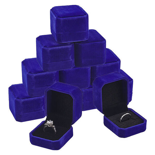 Square Velvet Ring Boxes