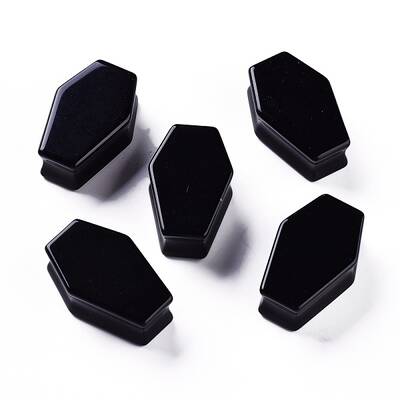 Natural Black Obsidian Beads