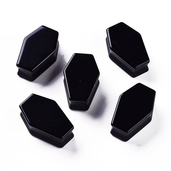 Natural Black Obsidian Beads
