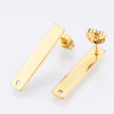 201 Stainless Steel Stud Earring Findings
