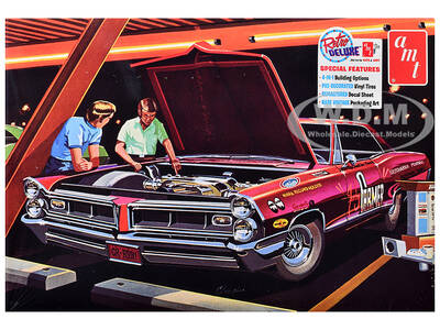 Skill 2 Model Kit 1965 Pontiac Grand Prix Show 'N' Go 1/25 Scale Model by AMT