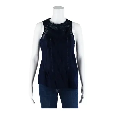 GAP Lace Top Blue Sleeveless Womens XS