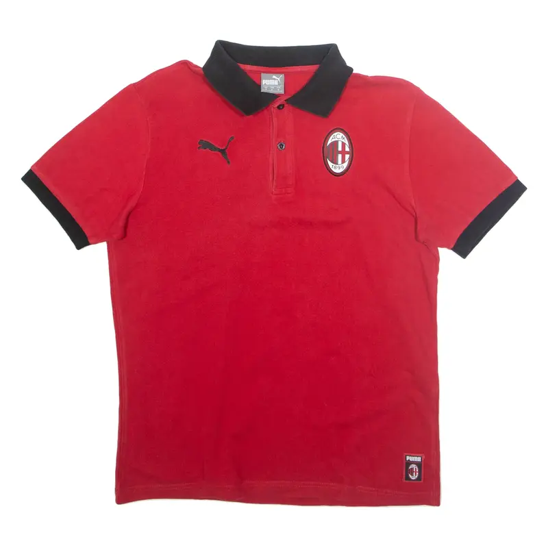 PUMA AC Milan 1899 Mens Polo Shirt Red M