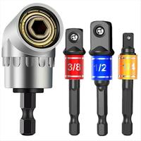Impact Grade Electric Hand Tool, Screwdriver Socket Adapter Extension Set, Power Drill Sockets Adapter Set, Hex Shank Drill N...