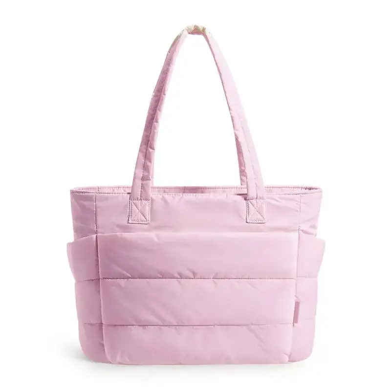 Puffy Quilted Tote Bag – 3 Sizes | Lightweight, Stylish & Functional for Work & Travel