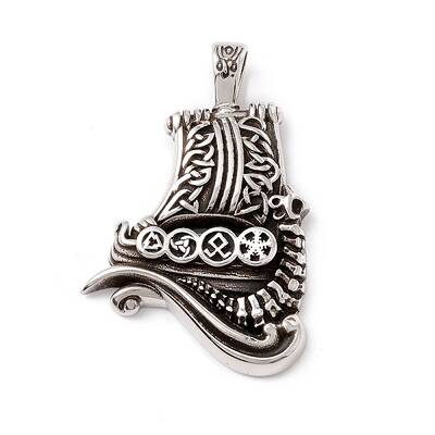 Tibetan Style 304 Stainless Steel Pendants