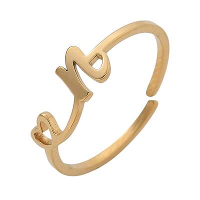 304 Stainless Steel Cuff Rings for Women
