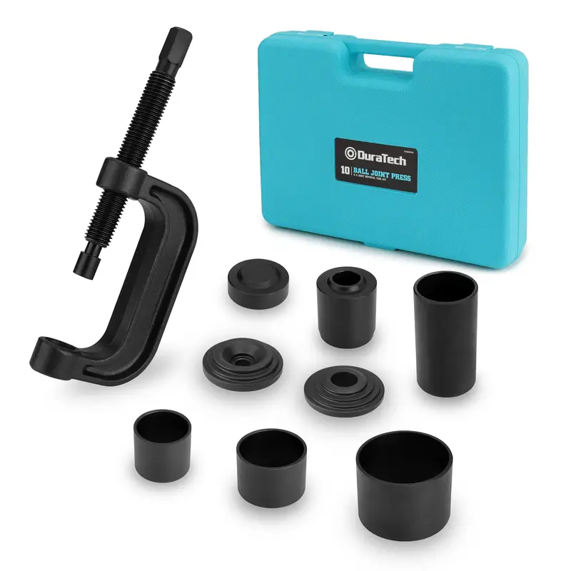 #FallDealsforYou DURATECH Heavy Duty Ball Joint Press & U Joint Removal Installer Tool Kit with 4X4 Adapters, for Most 2WD an...