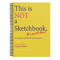 A4 Sketchbook, 1 Count Not Just A Sketchbook Art Lesson, Blank Drawing Book with Guided Lines, Doodle Art Supplies, Practical...