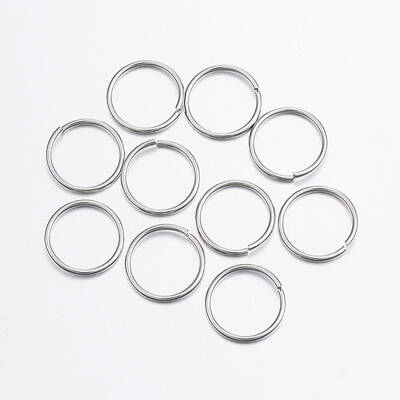 Tarnish Resistant 304 Stainless Steel Open Jump Rings