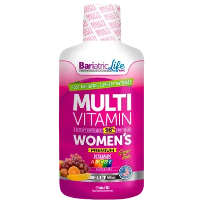Bariatric Life Max Liquid Multivitamin for Women, Post Bariatric Surgery, Gluten Free, Great Flavor, 960ml - Supplement Healt...