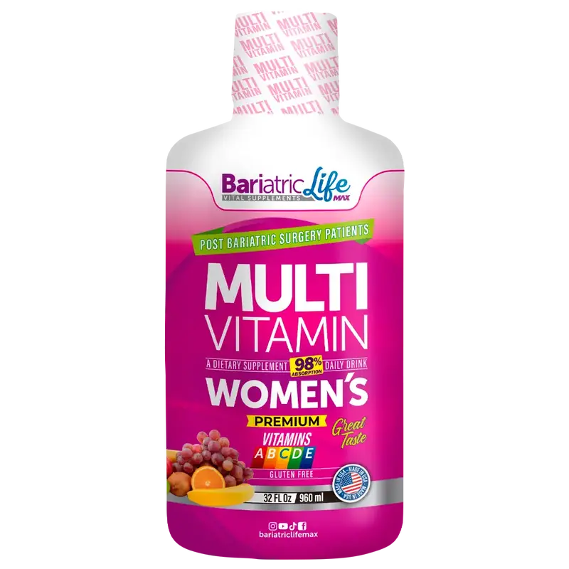 Bariatric Life Max Liquid Multivitamin for Women, Post Bariatric Surgery, Gluten Free, Great Flavor, 960ml - Supplement Healt...