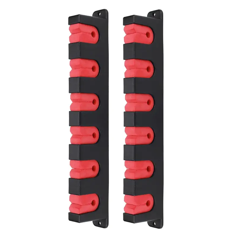 Fishing Pole Storage Rack, 1 Pair Garage & Boat Wall Mounted Fishing Pole Storage Rack with 6 Slots, Fishing Rod Storage Rack...