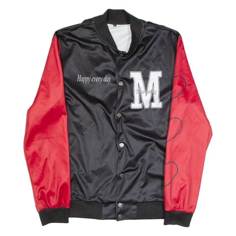 Womens Varsity Jacket Black L