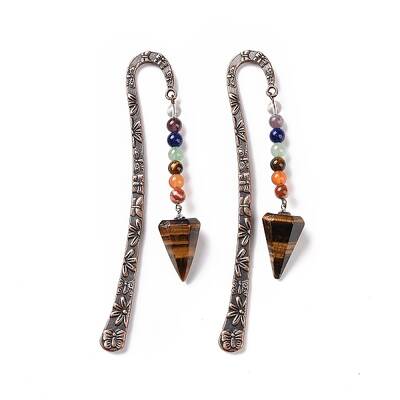 Natural Tiger Eye Bookmark