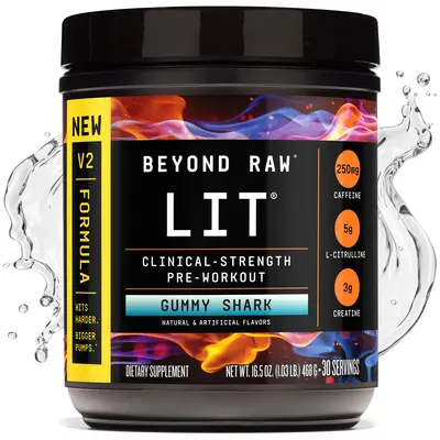 Beyond Raw LIT V2 Pre Workout Powder