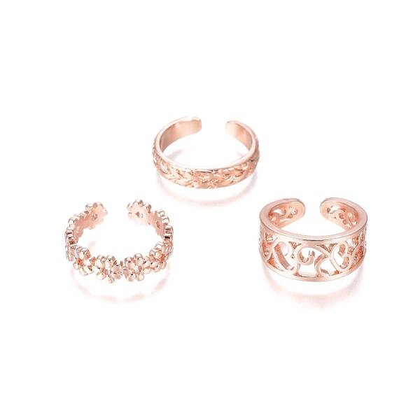 Brass Cuff Toe Rings