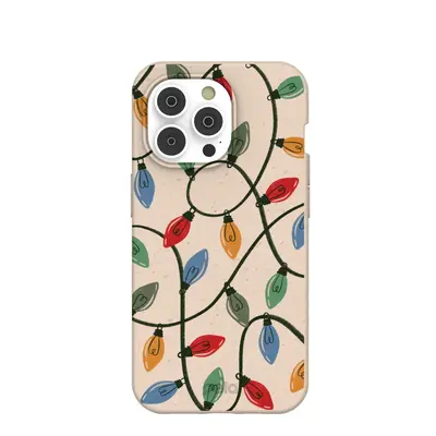 Seashell Holiday Lights iPhone 14 Pro Case