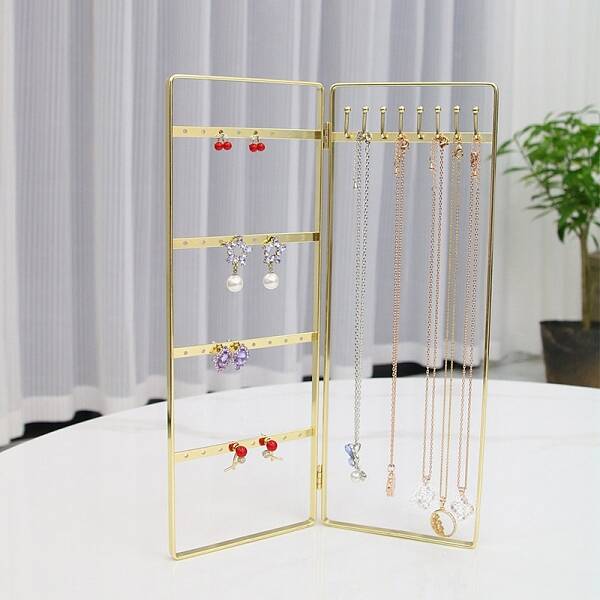 Foldable Iron Jewelry Display Rack