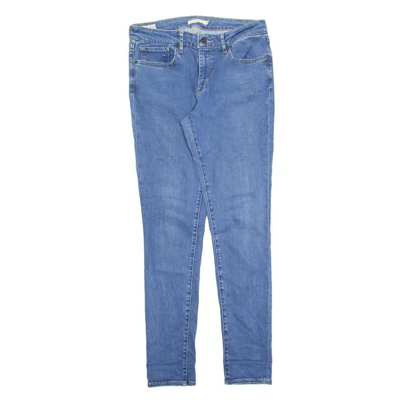 711 BIG E Womens Jeans Blue Slim Skinny W30 L32