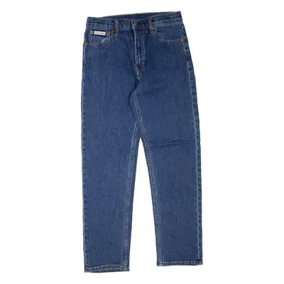 CALVIN KLEIN Womens Jeans Blue Regular Straight W28 L29