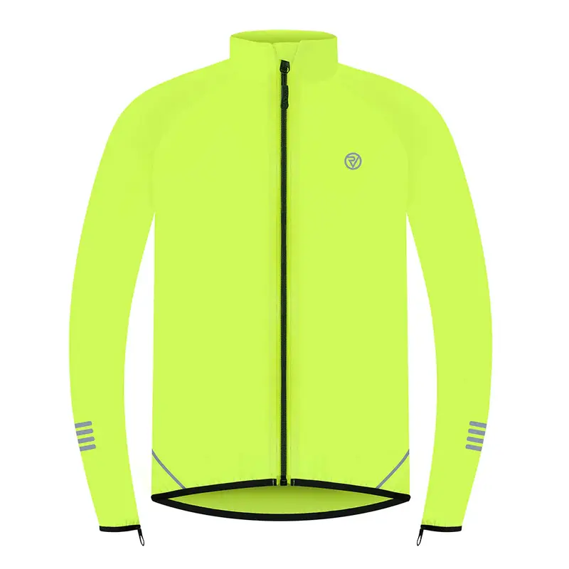 Men's Yellow Windproof Packable Cycling Jacket