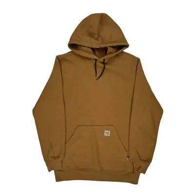 Carhartt Hoodie - Medium Burgundy Cotton Blend