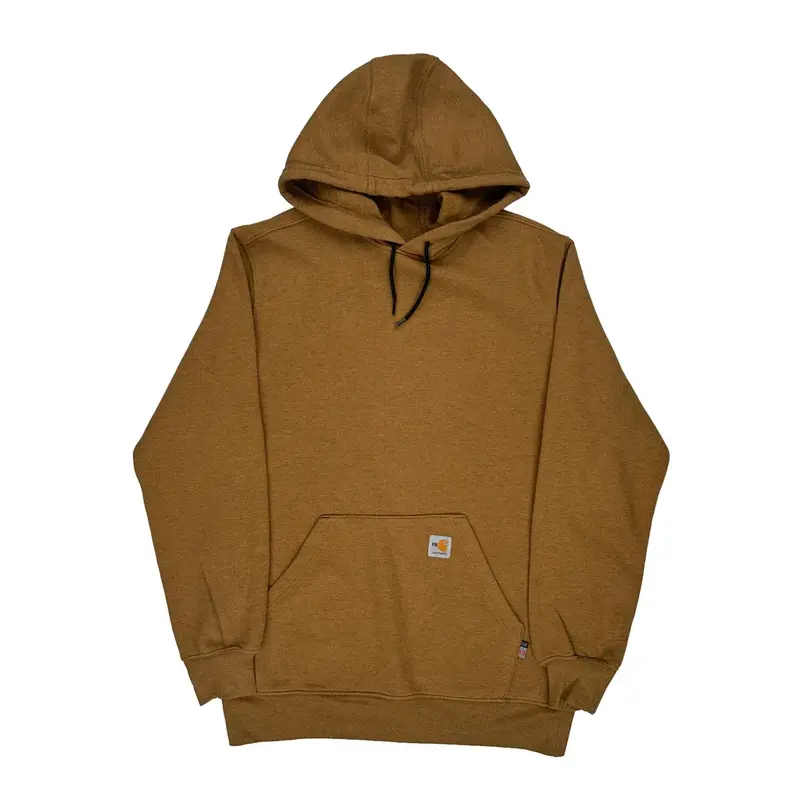 Carhartt Hoodie - Medium Burgundy Cotton Blend