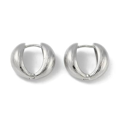 Brass Hoop Earrings