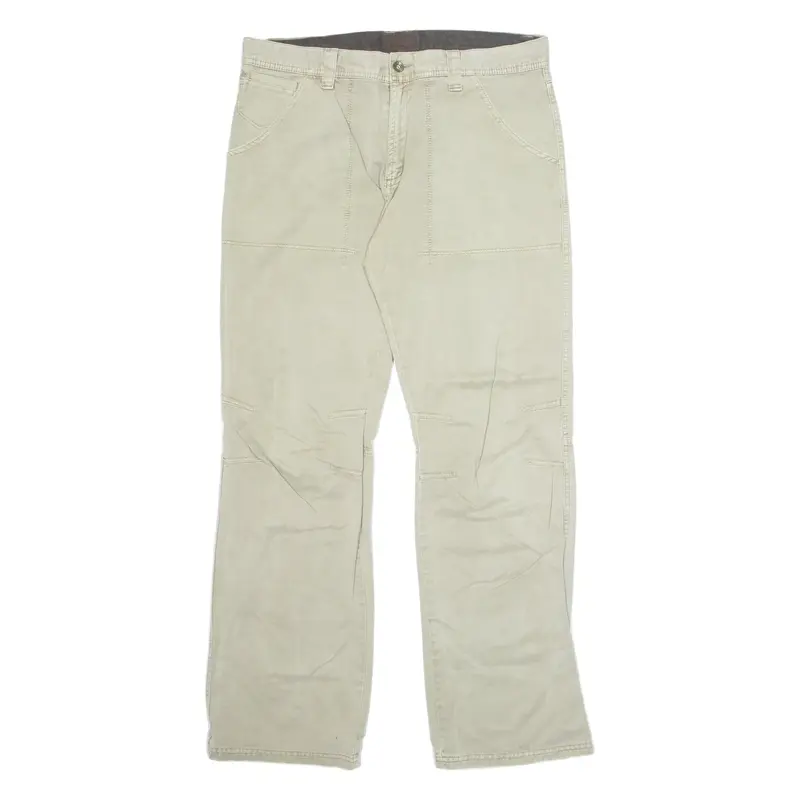 S.OLIVER Outdoor Mens Trousers Beige Regular Straight W36 L33