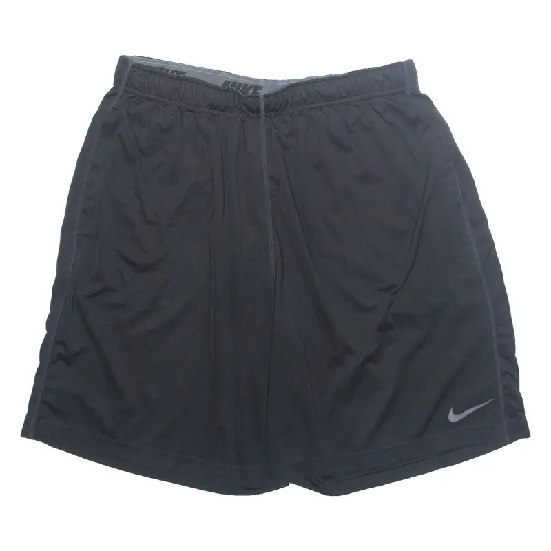 NIKE Dri-Fit Mens Sports Shorts Black L W30