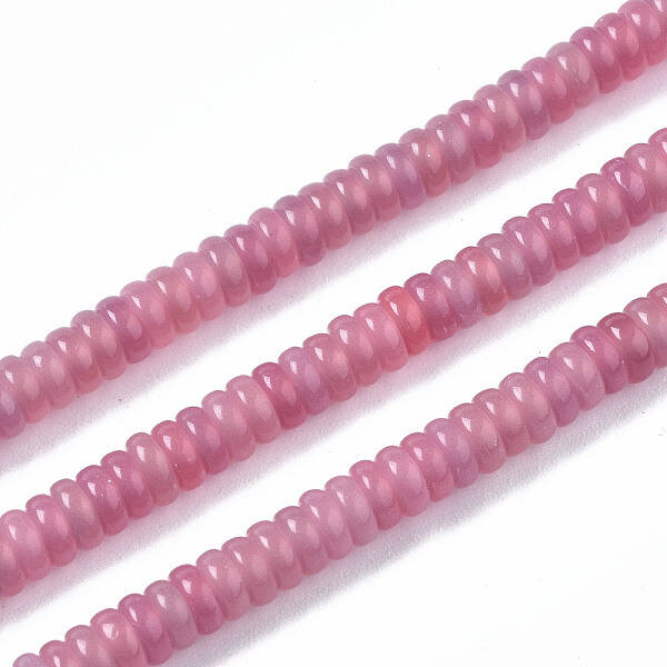Natural White Jade Beads Strands