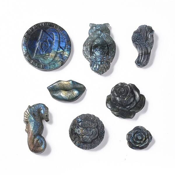 Natural Labradorite Cabochons