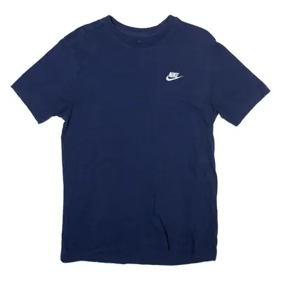 NIKE Mens T-Shirt Blue S