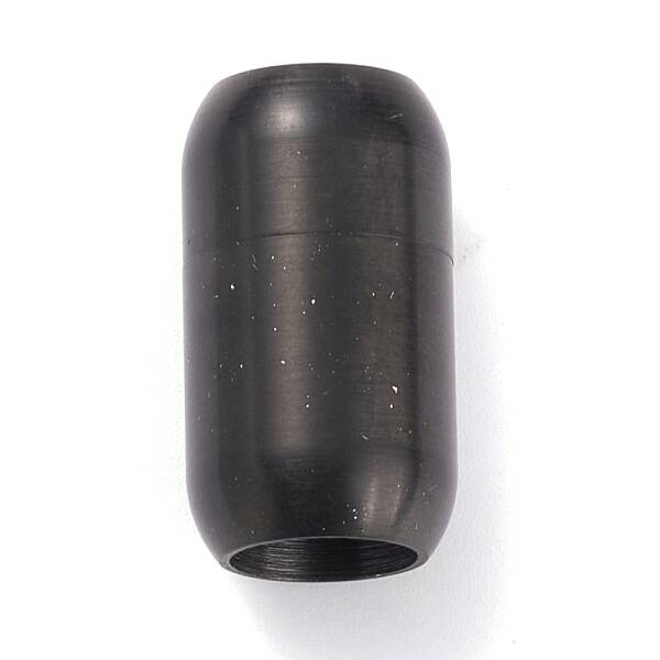 Ion Plating(IP) 304 Stainless Steel Magnetic Clasps with Glue-in Ends