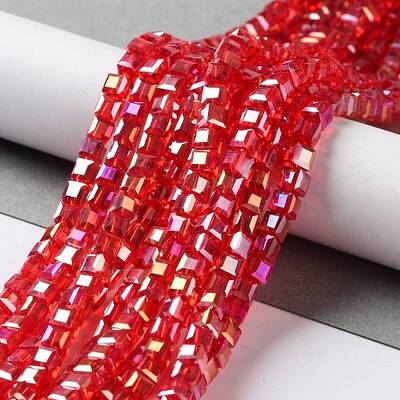 Electroplate Glass Bead Strands
