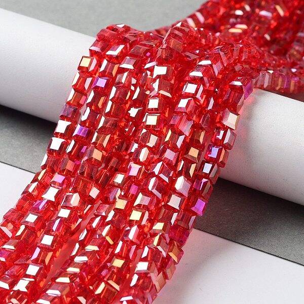 Electroplate Glass Bead Strands