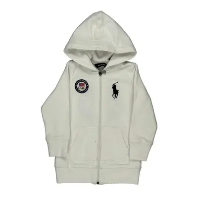 Age 3, Us Olympic Team 2012 Ralph Lauren Graphic Hoodie - XS White Cotton