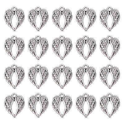 60Pcs Tibetan Style Alloy Pendants