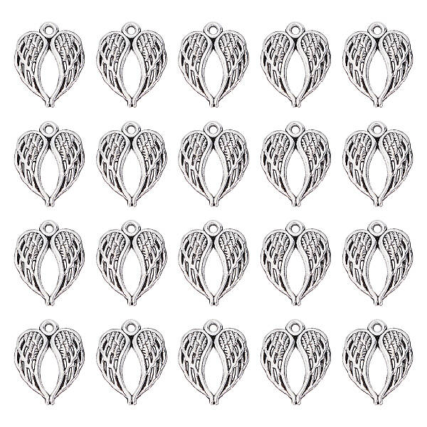 60Pcs Tibetan Style Alloy Pendants